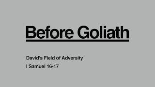 Sunday Morning with Pastor Josh Vietti - Before Goliath