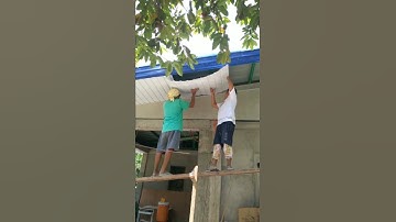 cladding#short#installation of ceiling cladding#wall angle#blind rivets