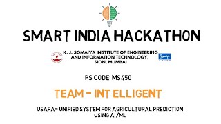 SIH 2020 - MS450 - Int Elligent - USAPA