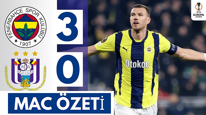 Fenerbahçe - Anderlecht 3-0 | Maç Özeti | UEFA Avrupa Ligi 2024-25!