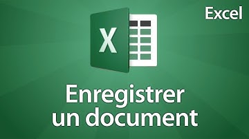 Excel 2016 - Enregistrer un fichier Excel