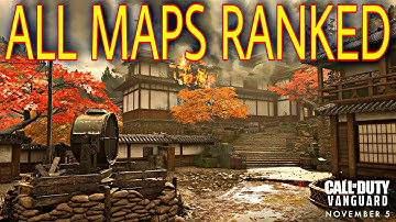 VANGUARD MAPS RANKED WORST TO BEST