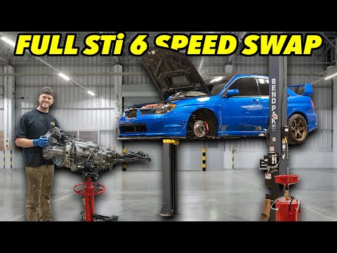 Installing A $5,000 Transmission Into My Subaru Wrx (sti 6mt Swap)