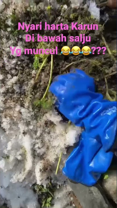 Nyari harta karun 😱😱😱 yg tertimbun salju 🥶🥶🥶🥶