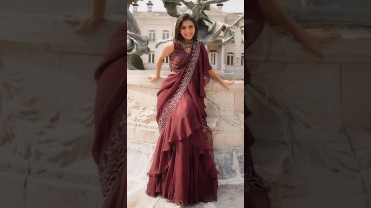 Partyware Ruffle Saree Collection 