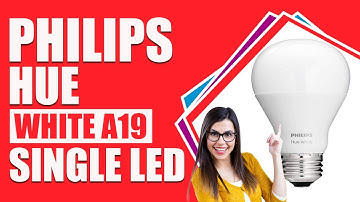 Philips Hue White A19 Single LED Bulb Works with Amazon Alexa (Hue Hub Required) *