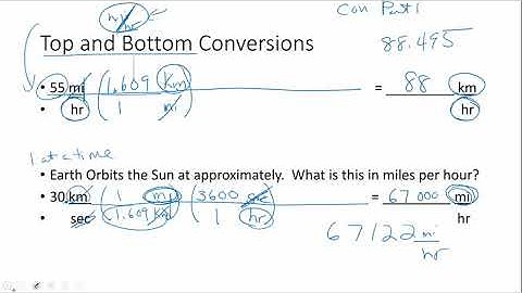 Physics 1 5 Converting Units part 2