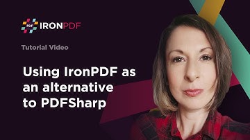 Using IronPDF as an alternative to PDFSharp