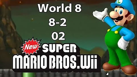 Super Mario Bros Wii World 8-2 Secret Exit