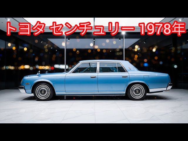 日本最高級クラシックカーの内部に潜入 – 1978年トヨタ センチュリー