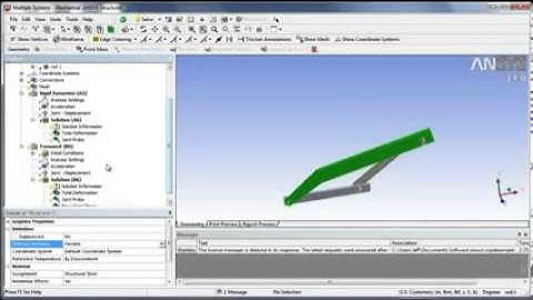 FEA PROF Ansys Flexible Dynamics Tutorial   Release 14   YouTube