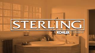 Simple-to-Install Oval Drop-In Bath STERLING Lawson Oval Drop-In Bath