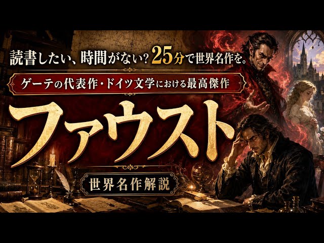 世界名作徹底解説】ゲーテ『ファウスト』｜ 朗読 あらすじ 解説 - YouTube