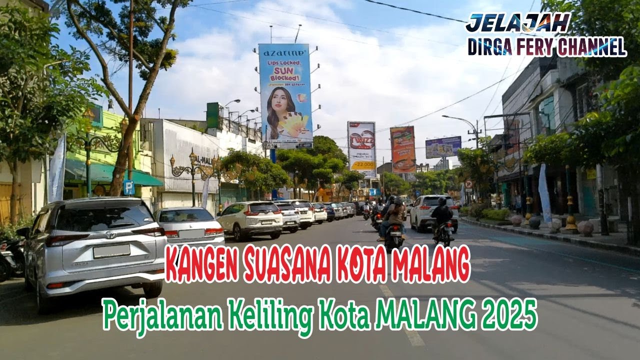 ADA YANG KANGEN DENGAN KOTA MALANG !!! Suasana Keliling Kota Malang 2025