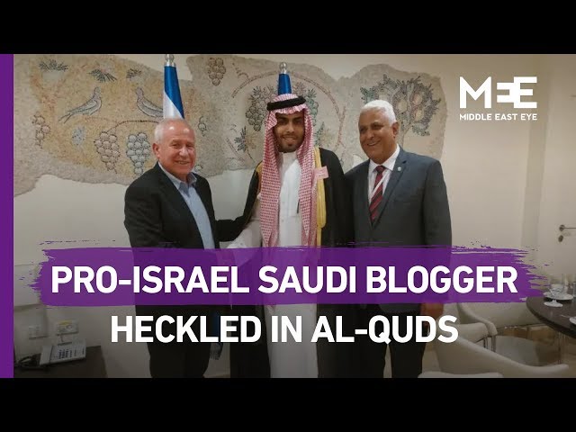 Pro-Israel Saudi blogger heckled in Jerusalem class=