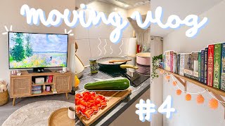 my first night alone + decorating 🏡 moving vlog #4