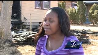 Neighbor helps family escape fire