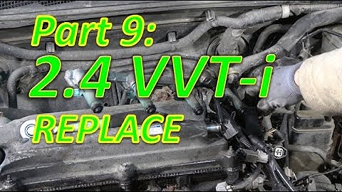 P9/31. How to replace Toyota Camry 2.4 VVT-i engine. Fuel Injectors removal