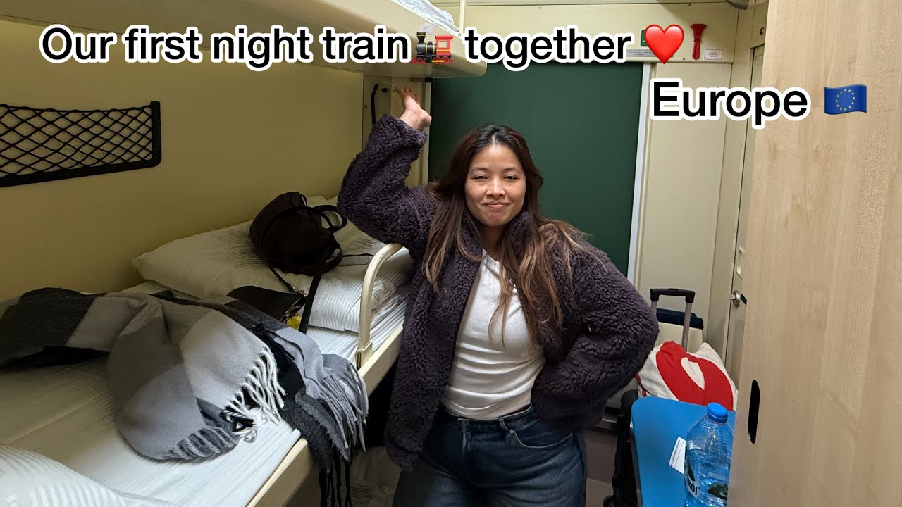 First time experiencing a night train in Europe 🇪🇺||tibetan vlogger 