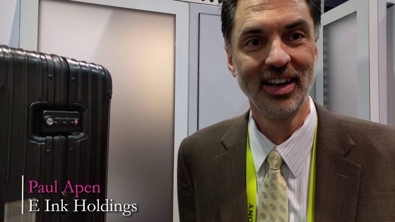 E Ink Shows off HighTech Luggage Tag YouTube