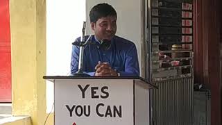 Sumit kumar addressed Students at Nepa