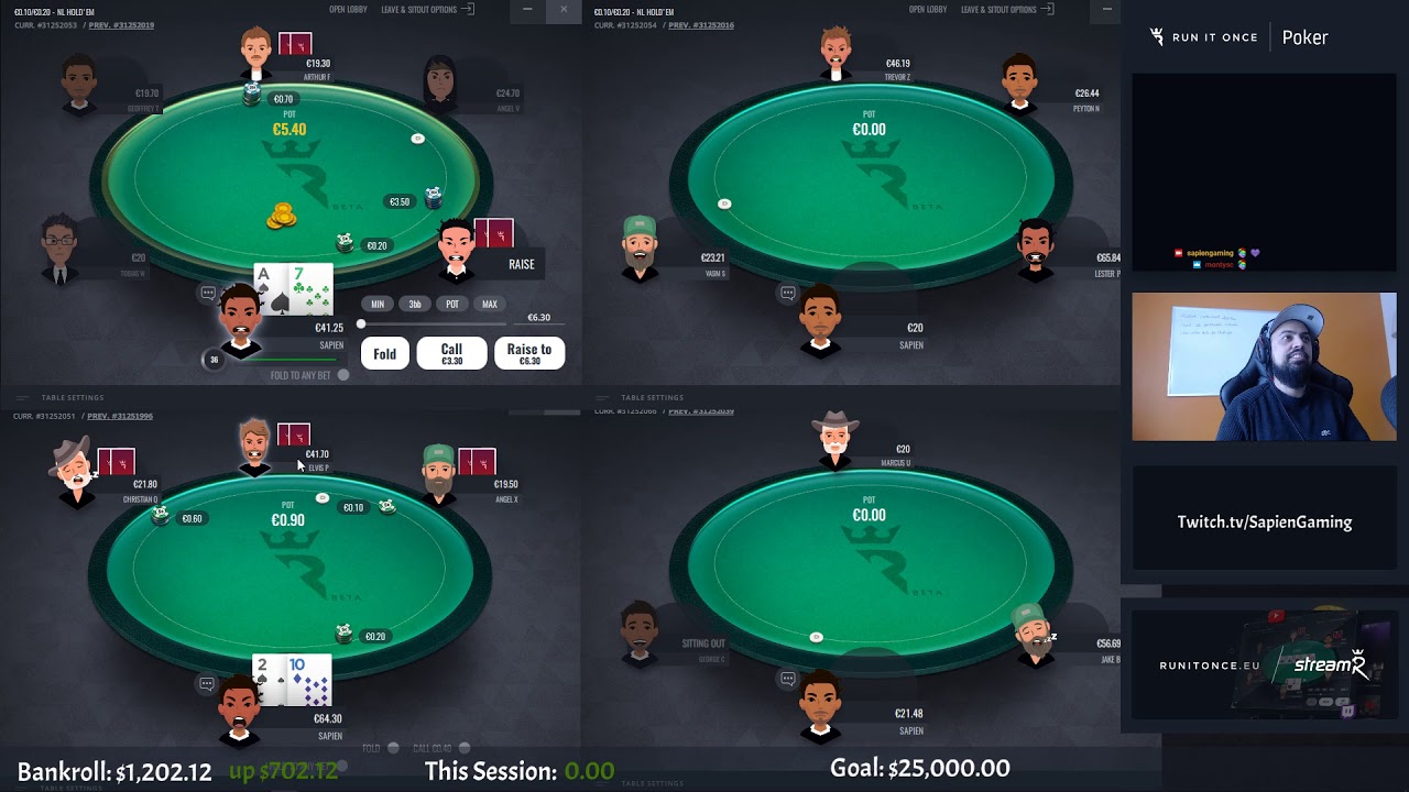 Ep. 6: $25k BR Challenge ~ $20NLHE @ Run it Once!