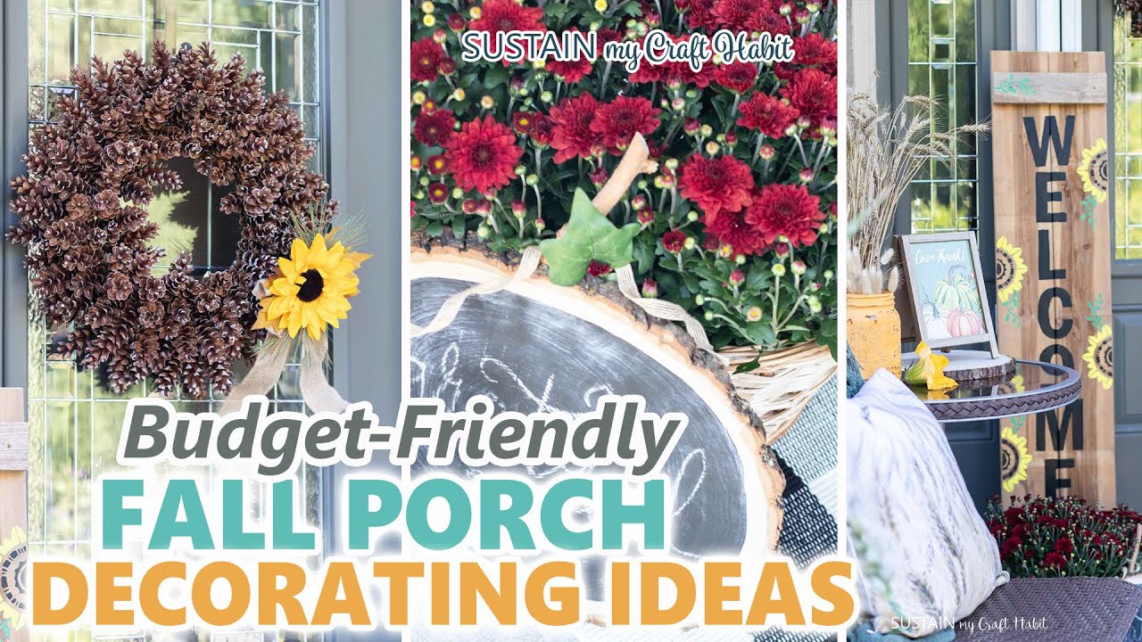 Budget-Friendly Fall Porch Decorating Ideas for 2021! Decorate with Me ...