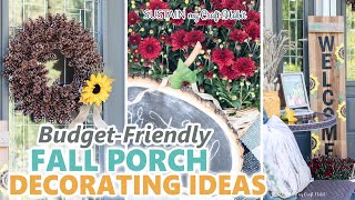 Budget-Friendly Fall Porch Decorating Ideas for 2021! Decorate with Me 🍃🍂🌻