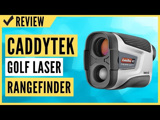 CaddyTek Golf Laser Rangefinder with Pin Seeking and Slope