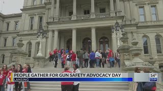 People gather for gun safety advocacy day