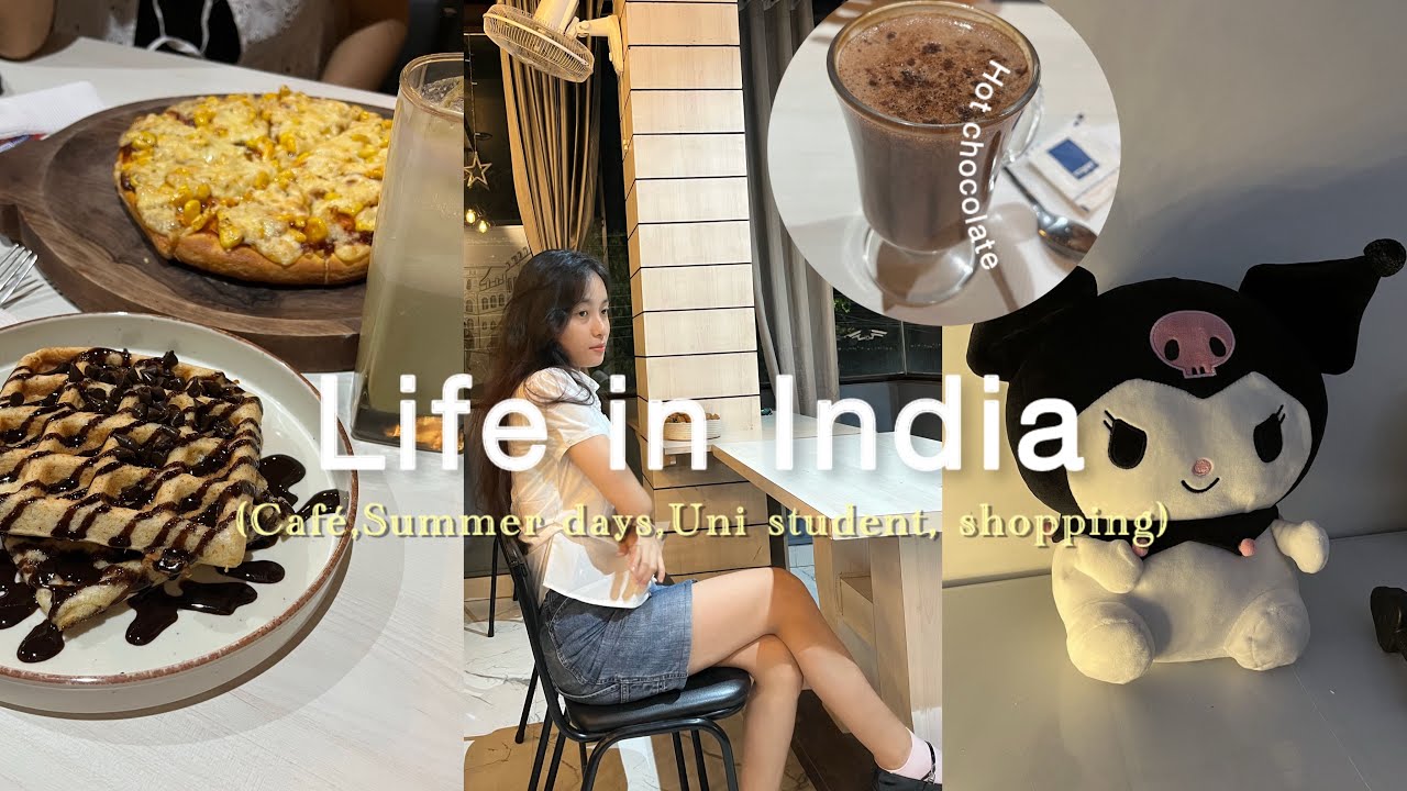 Slow weekend vlog of a girl in India🇮🇳🍥| 📍Agartala| Summer days,Café date ☕️, Shopping.