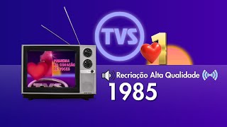 TVS/SBT INTERPROGRAMAS (1985) Vinheta - Som em Alta Qualidade Digital