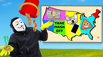 THROWING A DART at a MAP & DO WHATEVER IT SAYS CHUCK E CHEESE Facetime & Project Zorgo FACE REVEAL