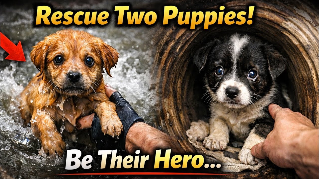 Two puppies rescue......🐶💕