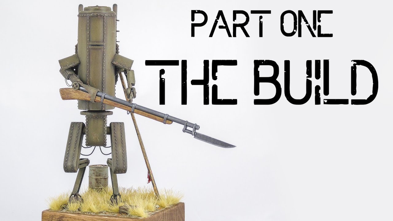 PZM7 1/35, scratchbuild [Part 1] Mech model (from Iron Harvest