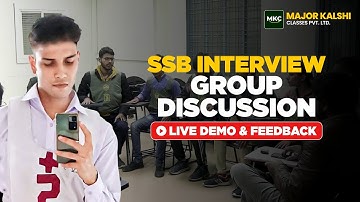 Group Discussion in SSB Interview | SSB Interview Group Discussion Live Demo & Feedback | SSB 2023