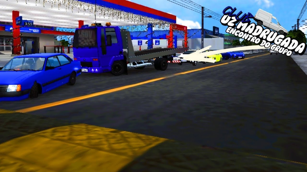 encontro de carro rebaixado e caminhão arqueado no reb