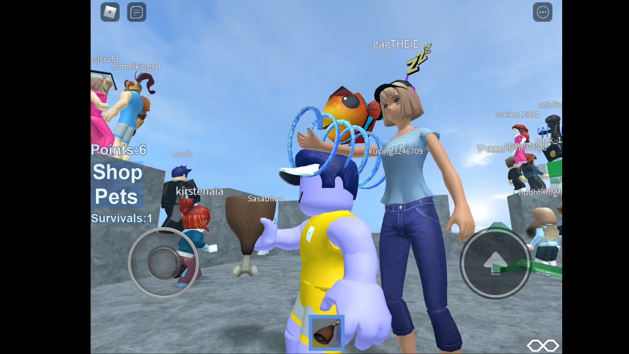 Roblox but no ceiling fan Tsunami survival