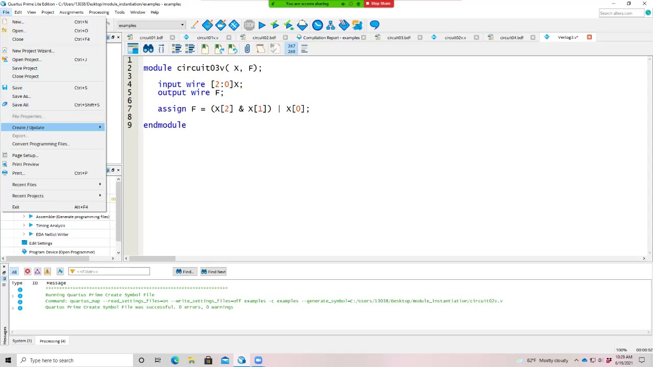 verilog bus assignment