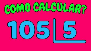 HOW TO CALCULATE 105 DIVIDED BY 5 | Dividing 105 by 5