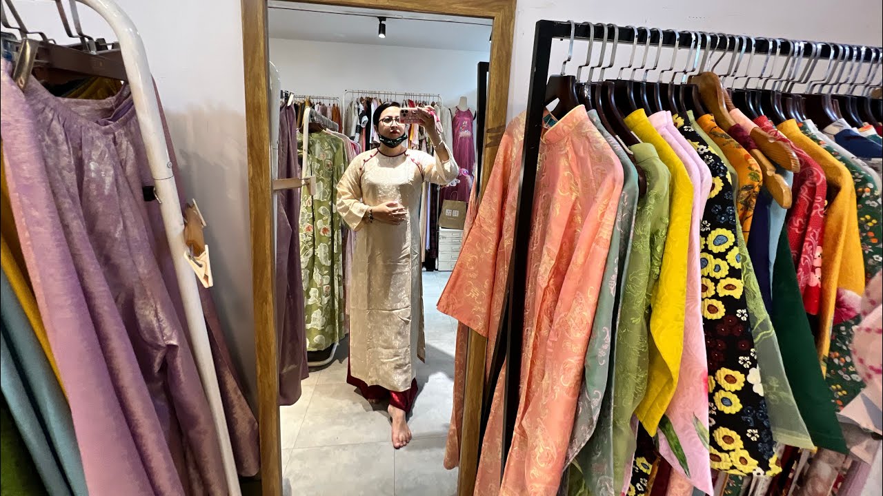 Một vòng thị trường Áo Dài Tết 2026 cùng mẹ mìn và dì Levy Lewi 