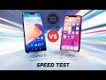 OnePlus 6 vs iPhone X SPEED Test