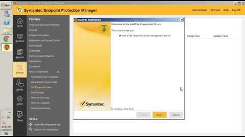 Symantec Management Policy Components | Symantec Endpoint Protection | Symantec Antivirus