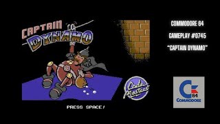 Captain Dynamo (Commodore 64 / Gameplay #0745)