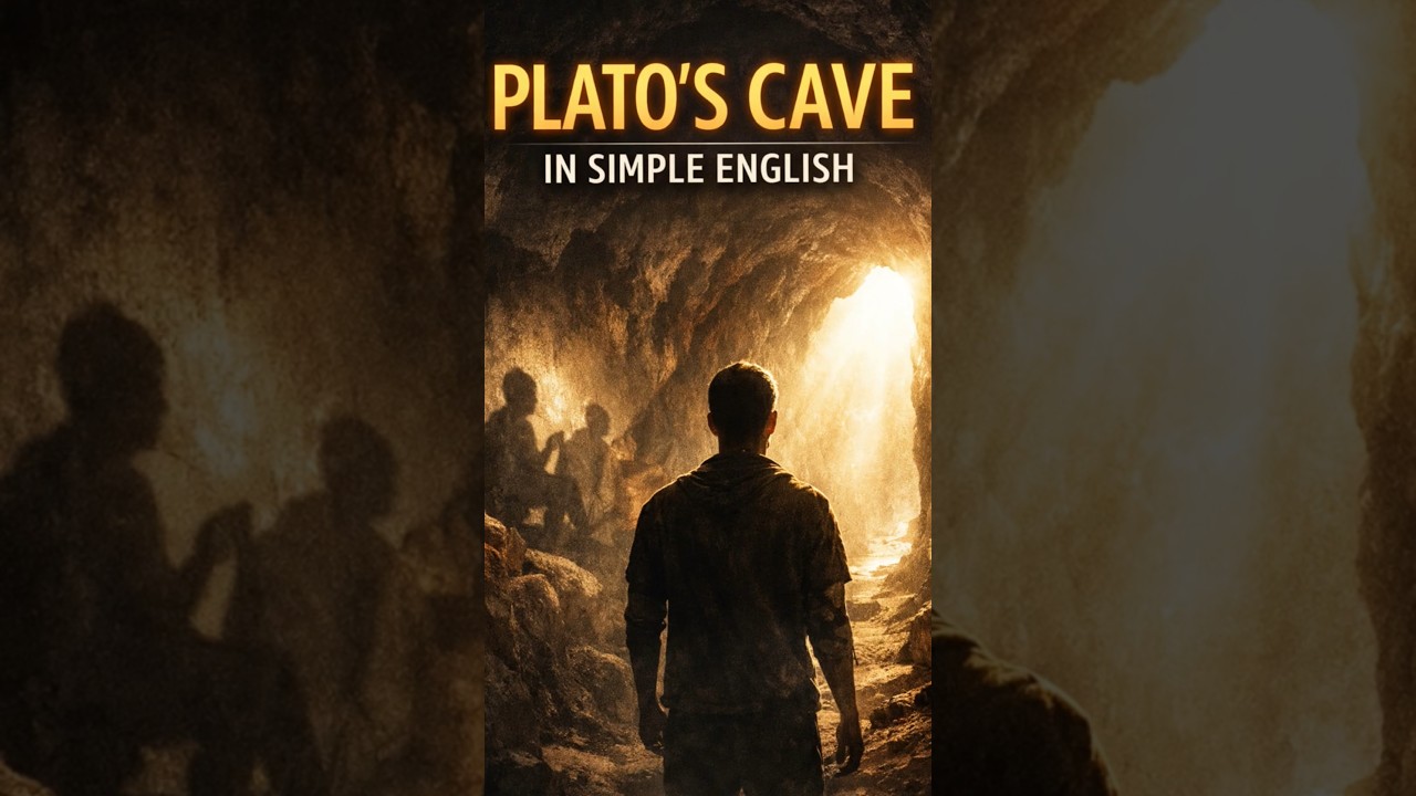 Plato's cave explained in simple English.
