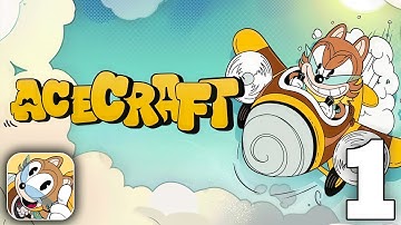 ACECRAFT Gameplay Walkthrough Part 1 (iOS, Android)