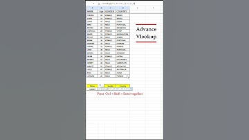 Advance Vlookup  #vlookup #exceltips #excel #exceltricks #googlesheets #excelshortcuts #DataAnalysis