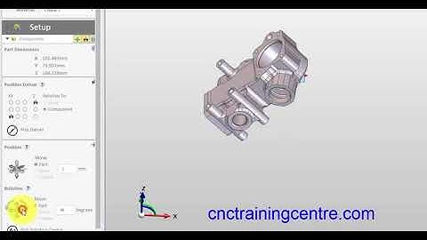 Edgecam Moving the part