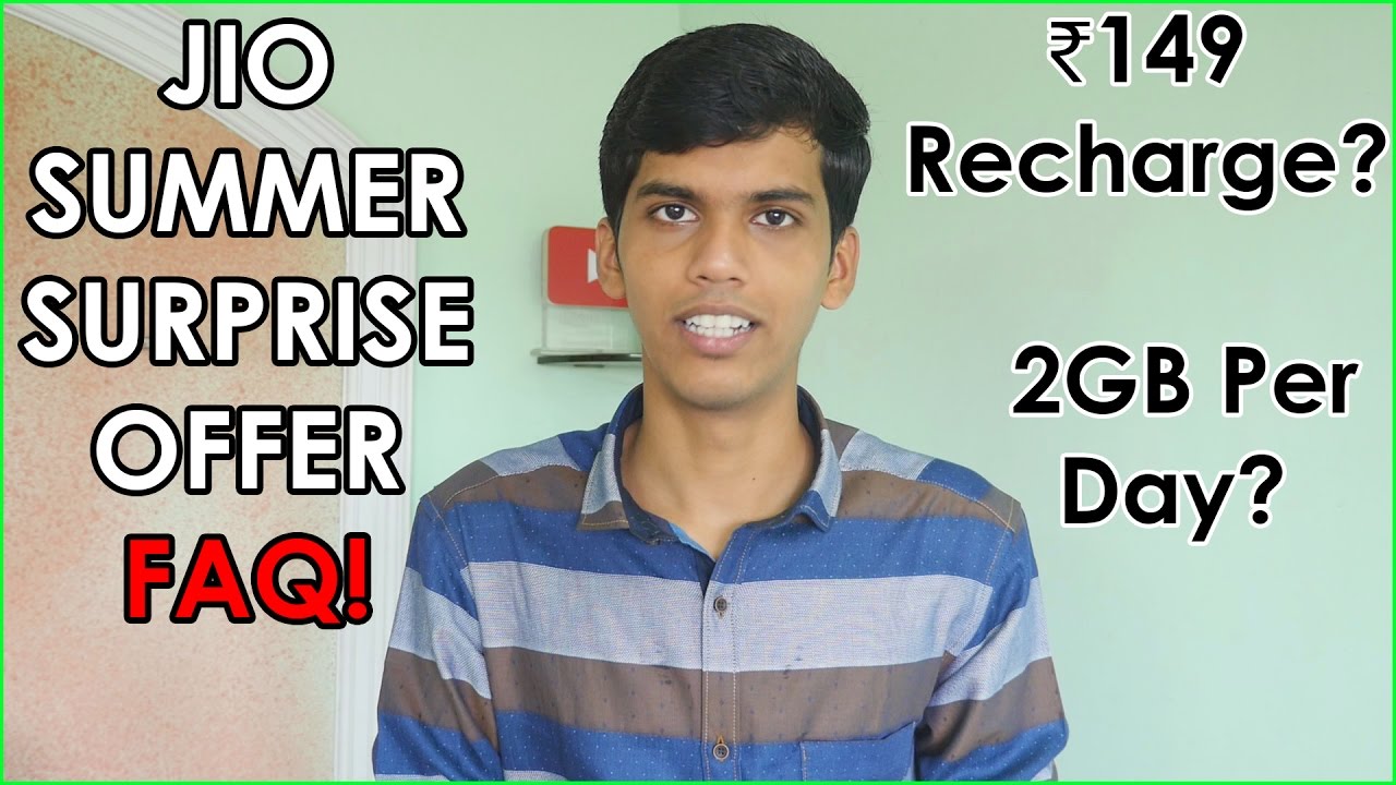 (Hindi) JIO SUMMER SURPRISE OFFER What about ₹149 Recharge? 2GB per Day? All Questions answered