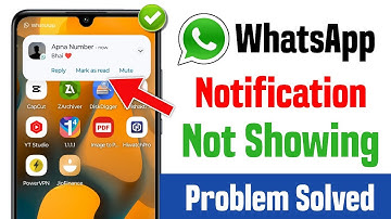whatsapp notification not showing on home screen 2024 | whatsapp message notification not showing